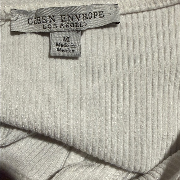 White Button-Up Ribbed Cardigan - Picture 8 of 8